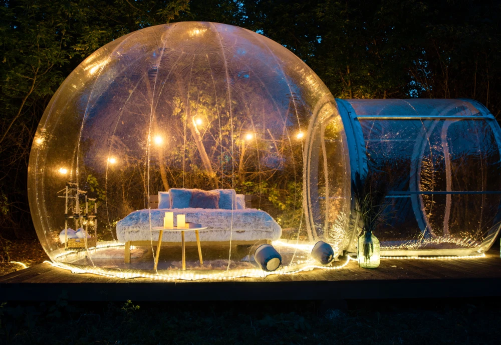 inflatable transparent bubble tent